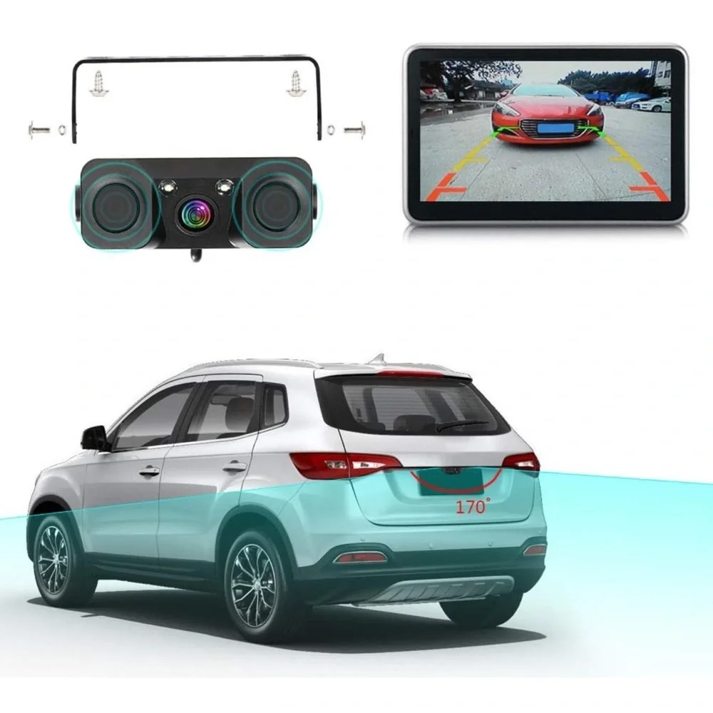 smart tour 3 in 1 HD video night vision‎ car rear view camera hd